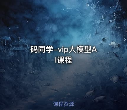 码同学-vip大模型AI课程