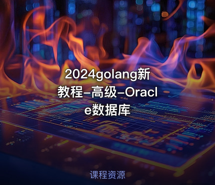 2024golang新教程-高级-Oracle数据库