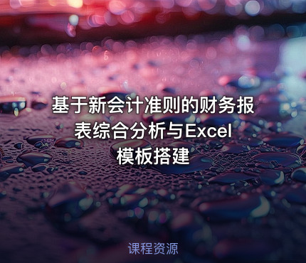 基于新会计准则的财务报表综合分析与Excel模板搭建