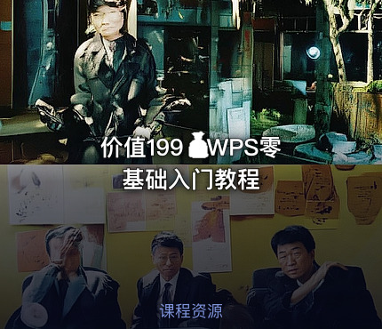 价值199💰WPS零基础入门教程