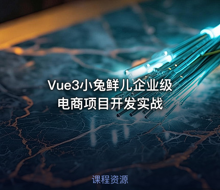 Vue3小兔鲜儿企业级电商项目开发实战