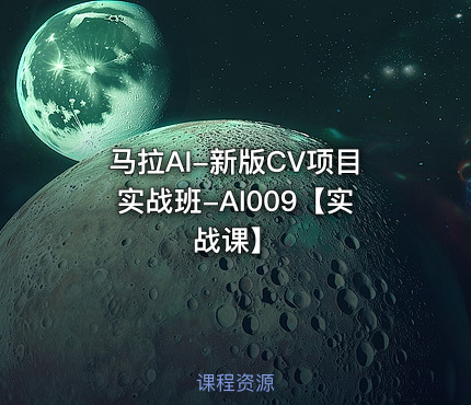 马拉AI-新版CV项目实战班-AI009【实战课】