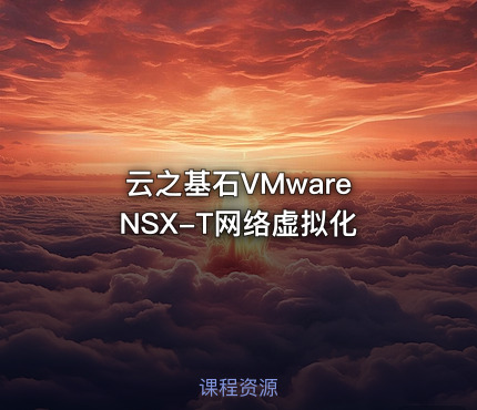 云之基石VMware NSX-T网络虚拟化