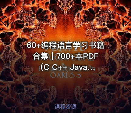 60+编程语言学习书籍合集｜700+本PDF（C C++ Java Python全科）