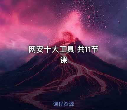 网安十大工具 共11节课