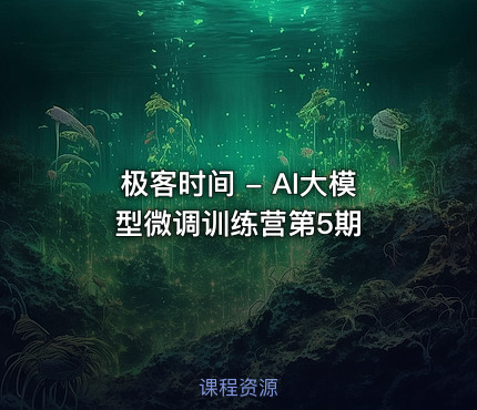 极客时间 - AI大模型微调训练营第5期
