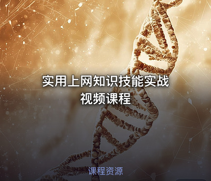 实用上网知识技能实战 视频课程