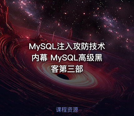MySQL注入攻防技术内幕 MySQL高级黑客第三部