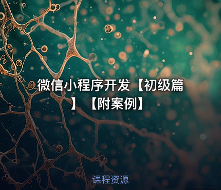 微信小程序开发【初级篇】【附案例】