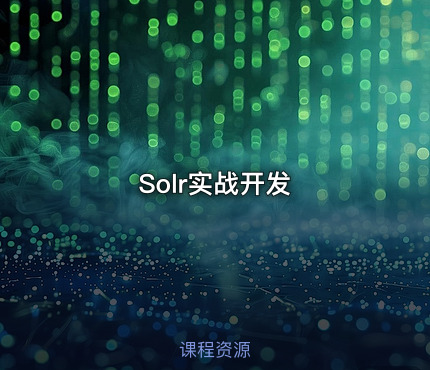 Solr实战开发