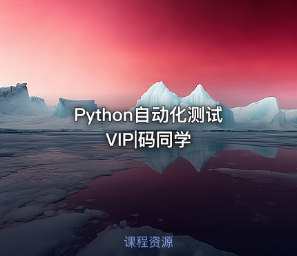 Python自动化测试VIP|码同学