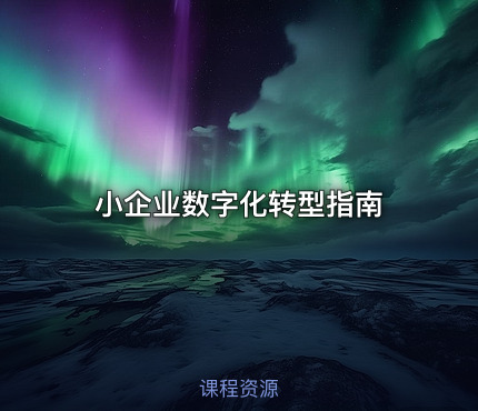 小企业数字化转型指南