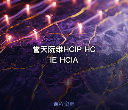 誉天阮维HCIP HCIE HCIA
