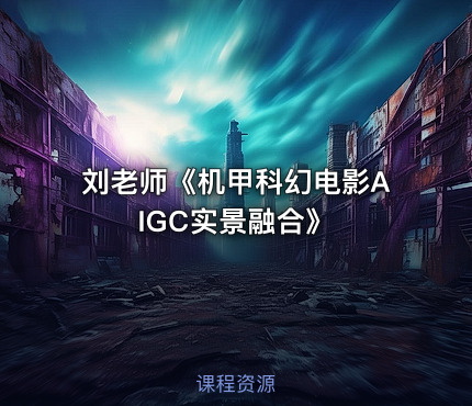 刘老师《机甲科幻电影AIGC实景融合》