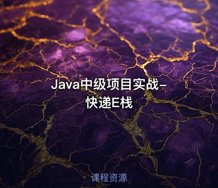 Java中级项目实战-快递E栈