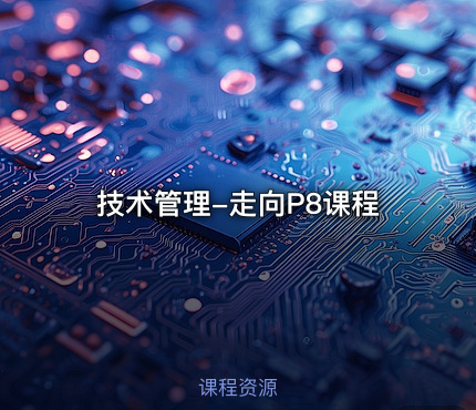 技术管理-走向P8课程