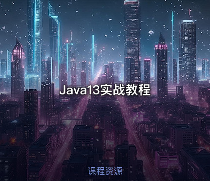 Java13实战教程