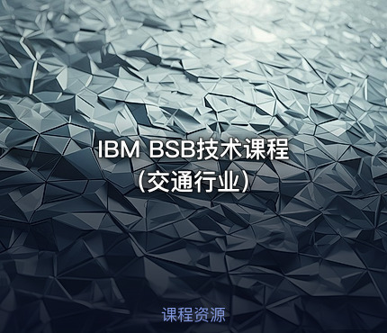 IBM BSB技术课程（交通行业）