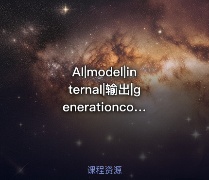 AI|model|internal|输出|generationconfig
