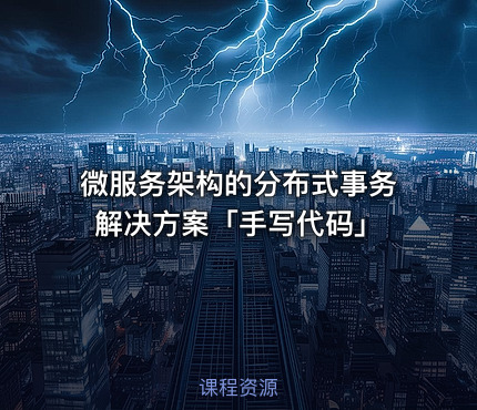微服务架构的分布式事务解决方案「手写代码」