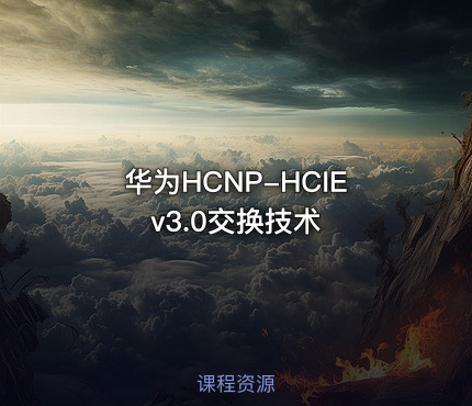 华为HCNP-HCIE v3.0交换技术