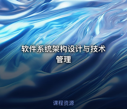 软件系统架构设计与技术管理