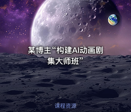 某博主“构建AI动画剧集大师班”