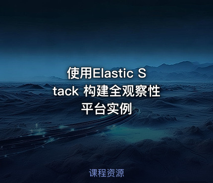 使用Elastic Stack 构建全观察性平台实例
