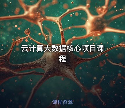 云计算大数据核心项目课程