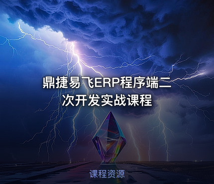 鼎捷易飞ERP程序端二次开发实战课程