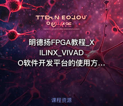 明德扬FPGA教程_XILINX_VIVADO软件开发平台的使用方法