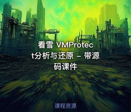 看雪 VMProtect分析与还原 - 带源码课件