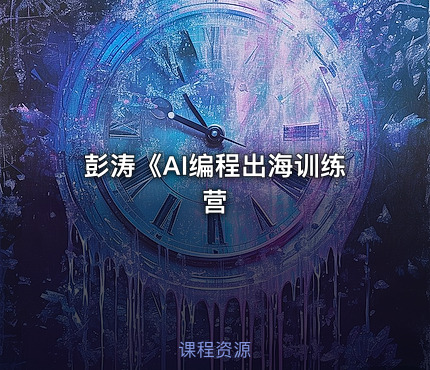 彭涛《AI编程出海训练营