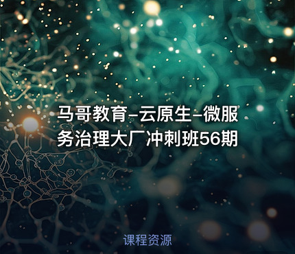 马哥教育-云原生-微服务治理大厂冲刺班56期