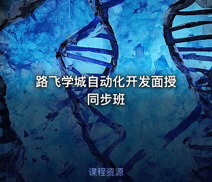 路飞学城自动化开发面授同步班