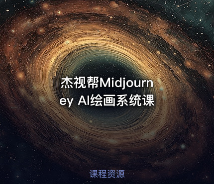 杰视帮Midjourney AI绘画系统课