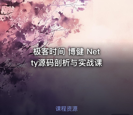 极客时间 博健 Netty源码剖析与实战课