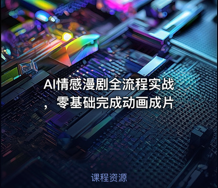 AI情感漫剧全流程实战,零基础完成动画成片