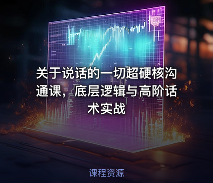 关于说话的一切超硬核沟通课，底层逻辑与高阶话术实战