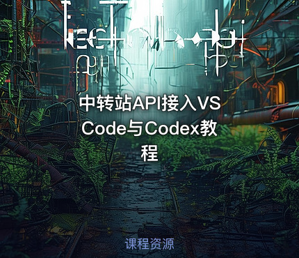 中转站API接入VS Code与Codex教程