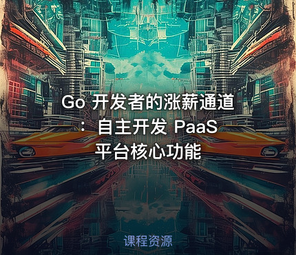 Go 开发者的涨薪通道：自主开发 PaaS 平台核心功能