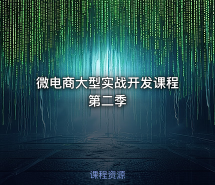 微电商大型实战开发课程第二季