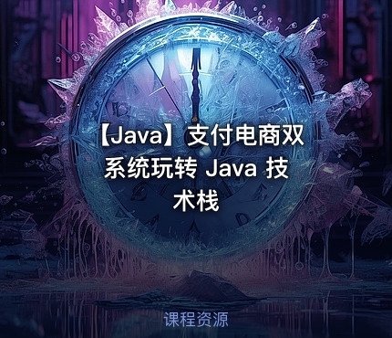 【Java】支付电商双系统玩转 Java 技术栈