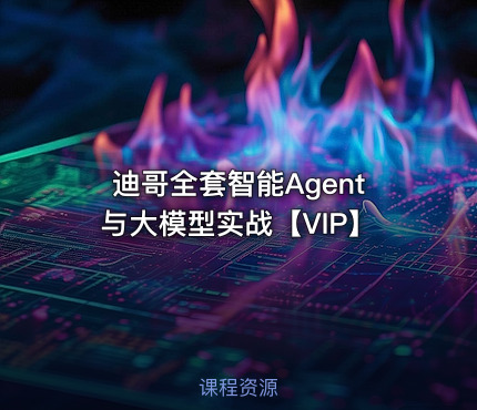 迪哥全套智能Agent与大模型实战【VIP】