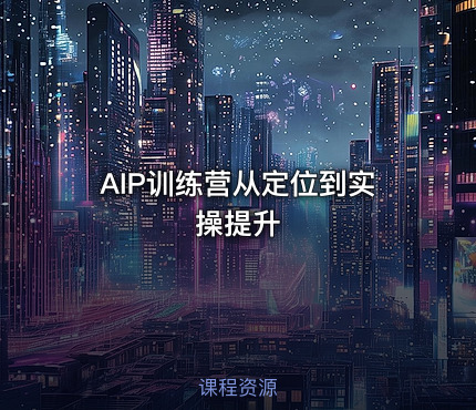 AIP训练营从定位到实操提升