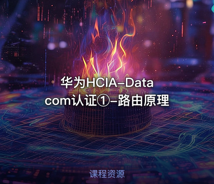 华为HCIA-Datacom认证①-路由原理