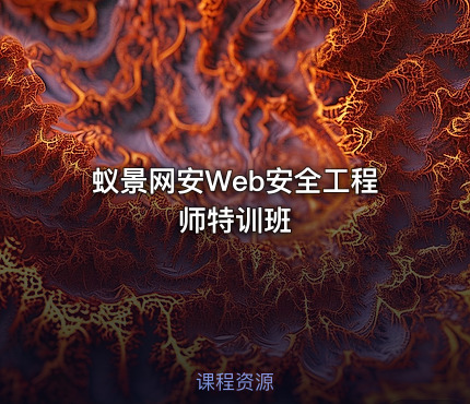 蚁景网安Web安全工程师特训班