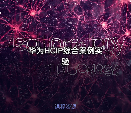 华为HCIP综合案例实验