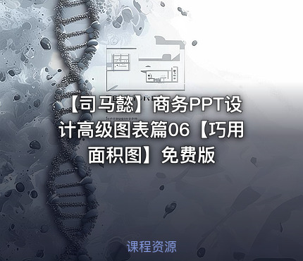 【司马懿】商务PPT设计高级图表篇06【巧用面积图】免费版