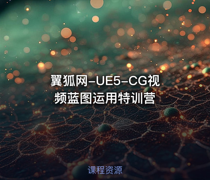 翼狐网-UE5-CG视频蓝图运用特训营